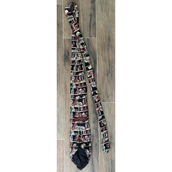 Museum Artifacts Silk Tie Books - Picture 4 of 6